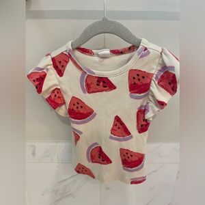 GAP Watermelon Ruffle Shirt